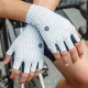 Rockbros 1622003904 Road Cycling Gloves, Size L, Black and White
