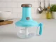 Manual Kitchen Food Chopper and Mixer 2in1, 700 ml, Blue