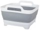 Silikona Salokāms Trauks Bļoda ar Aizbāzni 8L | Silicone Folding Bowl with Stopper