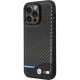 BMW Leather Carbon Case for iPhone 13 Pro / 13, Black
