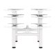 Ergo Office ER-404W Double Electrically Adjustable Desk Frame, White