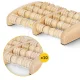 4Fizjo Profiled Wooden Foot Massager, Brown