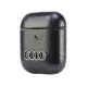 Audi Leather Big Logo Case for AirPods 1 / 2 Black