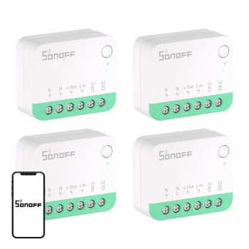 Sonoff MINIR4M (Extreme) Matter Smart Switch, 4-Pack