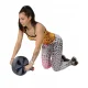 4Fizjo AB Wheel PRO Abdominal Exercise Roller, Black/Red
