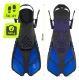 TSUNAMI Swimming and Snorkeling Fins Size 36-41 Navy Blue