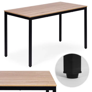ModernHome NORD-O-BC Kitchen and Office Table, 120x60 cm