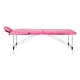 Folding Massage Table Aluminum Comfort Activ Fizjo 2 Segment Pink
