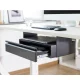 Maclean MC-875 Ergonomic Under-Desk Drawer, Black