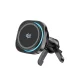 Tech-Protect V20 MagSafe Car Holder with 25W Qi2.2 Wireless Charger - Black