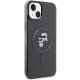 Чехол Karl Lagerfeld для iPhone 15 Karl&Choupette Glitter MagSafe, черный