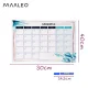 Maaleo Magnetic Fridge Planner (30x40 cm) Floral Motif