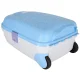 Kids\' Travel Suitcase with LED Wheels, Blue