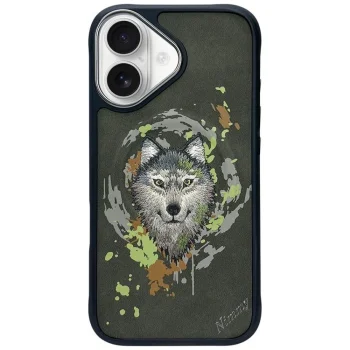 Nimmy Wilk MagSafe Case for iPhone 16, Dark Gray
