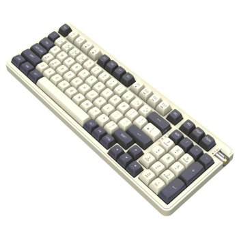 Darkflash DF98 Mocha mehāniskā tastatūra (dzeltenie taustiņi) | Mechanical Keyboard (Yellow Keys)