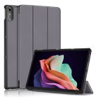Lenovo Tab P11 Gen 2 (TB350FU) Trifold Stand PU Leather Hard Protective Cover Case, Gray