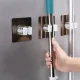 Self-Adhesive Wall Holder for Mops and Brushes 8x8cm