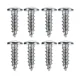 Xtrobb 22048 License Plate Frames, 2 pcs, Silver