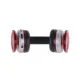 Rebeltec Crystal On-Ear Wireless Bluetooth Headphones, Red