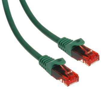 Сетевой кабель Maclean MCTV-300 UTP Cat6 Patchcord, 0.5м, Зеленый