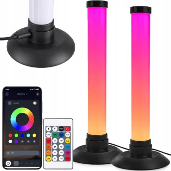 RGB LED Light Bar Desk Lamp with Music Sync & App Control