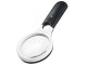 Handheld Reading and Jeweler Magnifier with LED Light 3x 75mm / 45x 22mm, Black/White