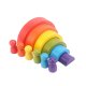 Wooden Rainbow Stacking Blocks with Peg Dolls Jhtoy-281