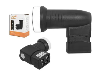 LTC Black Quad Satellite LNB Converter