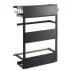 Maclean MC-910 Magnetic Fridge / Washing Machine Shelf, Black