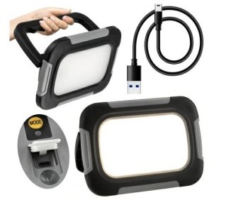 Rechargeable Solar LED Work Light 1500lm with SOS Function