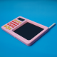 Maxlife MXWB-01 Creative Writing Drawing Graphic Board Tablet with Calculator + Stylus, Pink