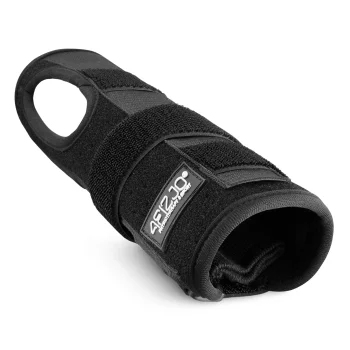 4FIZJO Left Wrist Brace with Rigid Splint, Universal Size, Black
