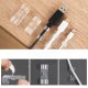 Adhesive Cable Clips 20 Pack, Wire Organizer Holders, Transparent