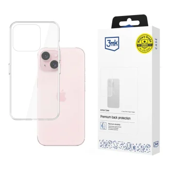 3mk Armor Case for Apple iPhone 15 Plus, Transparent