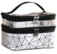 Silver Travel Cosmetic Case