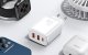 Baseus Compact 2xUSB + Type C Portable Wall Charger Adapter 30W, White