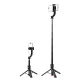 Acefast E42 Selfie Stick with Auto Tripod and Bluetooth Remote 1.05m, Black