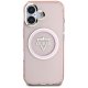 Guess IML Metal Mountain Logo MagSafe vāciņš Apple iPhone 16 - Rozā