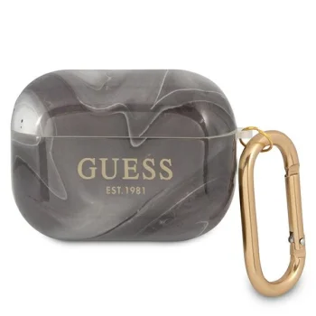 Guess Marble Collection AirPods Pro Case, Black