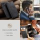 Samsung Galaxy A34 (SM-A346) CASEME Wallet Magnetic Leather Case Cover, Black