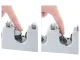 Wall Mounted Broom and Tool Holder Organizer, Grey