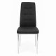 Multistore Set of 4 Chairs, Black