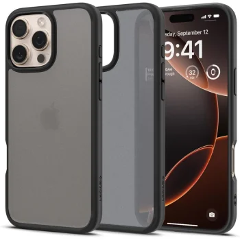 Spigen iPhone 16 Pro Max Case Ultra Hybrid, Frost Black