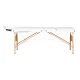 Balance Lux 3-Segment Folding Wooden Massage Table 190x70cm, White