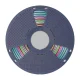 Sunlu PLA+ Silk 3D Printer Filament 1.75mm 1kg, Rainbow 06