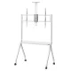 Maclean TV Cart on Wheels, 55-100\", VESA 900x600, White