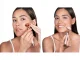 Rose Quartz Face and Neck Vibrating Massager Roller with Two Nozzles