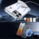 Hybrid Armor X Case for iPhone 17 Pro Max with Stand and MagSafe, Transparent