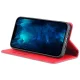 Apple iPhone 14 6.1\'\' AZNS Leather Stand Case Cover with Card Slots, Red