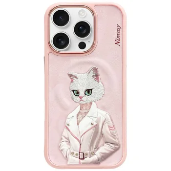 Nimmy iPhone 16 Pro Max Case Fashion Cute Pet MagSafe, Pink